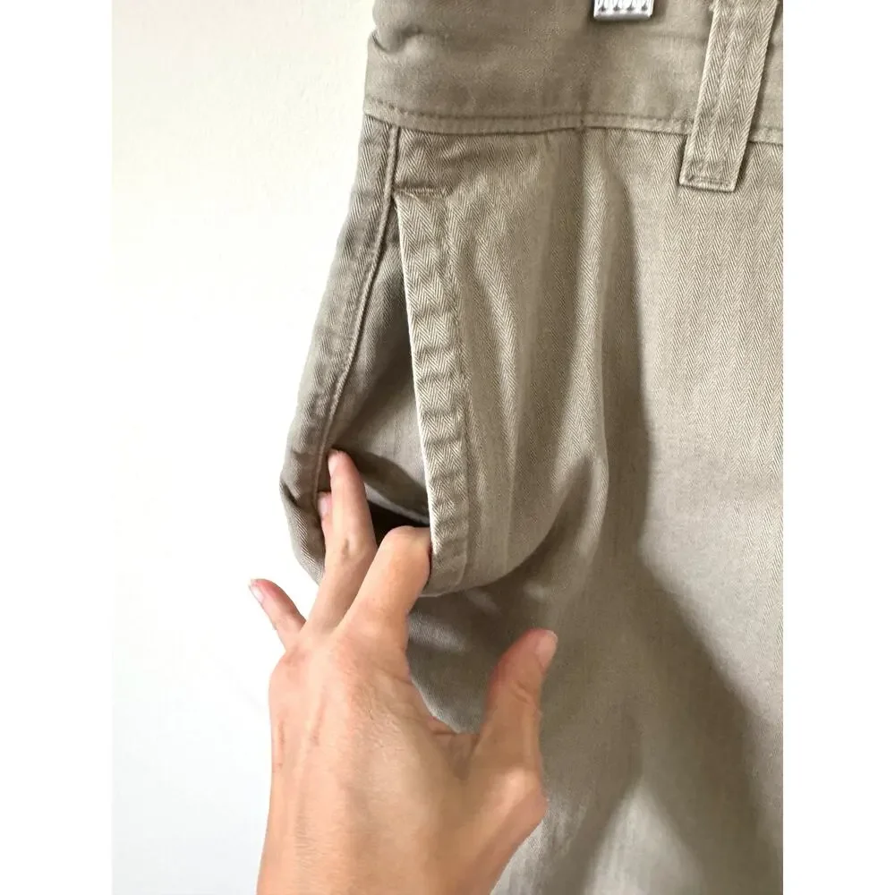 The North Face Khaki Chino Cotton Shorts Tan Size 36